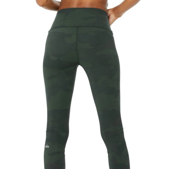 ALO Yoga Pants - Alo High Waist Vapor Leggings- Hunter Camo